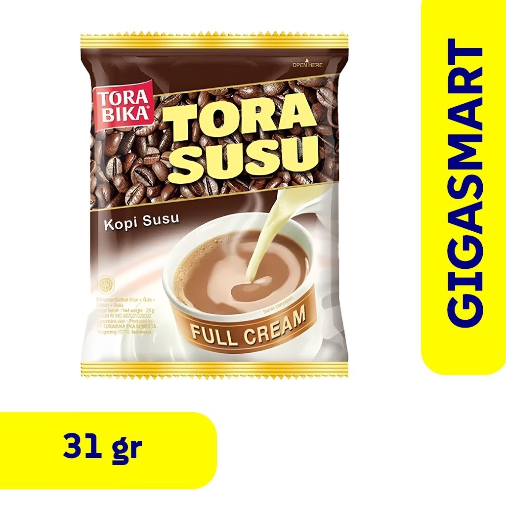 

Tora Susu Kopi Torabika Kemasan Sachet 31gr, 1 Pcs