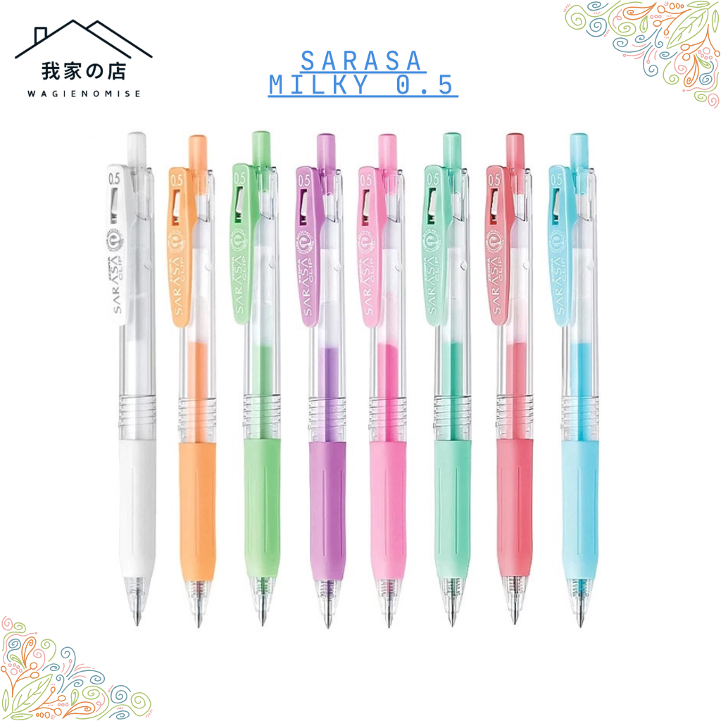 

PULPEN ZEBRA SARASA MILKY 0.5mm 100% ORIGINAL JAPAN