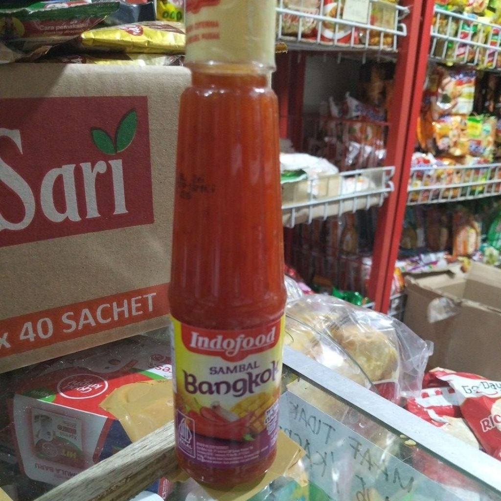 

[Harga Grosir] Saos Sambal Bangkok pedas Indofood kemasan botol 135ml