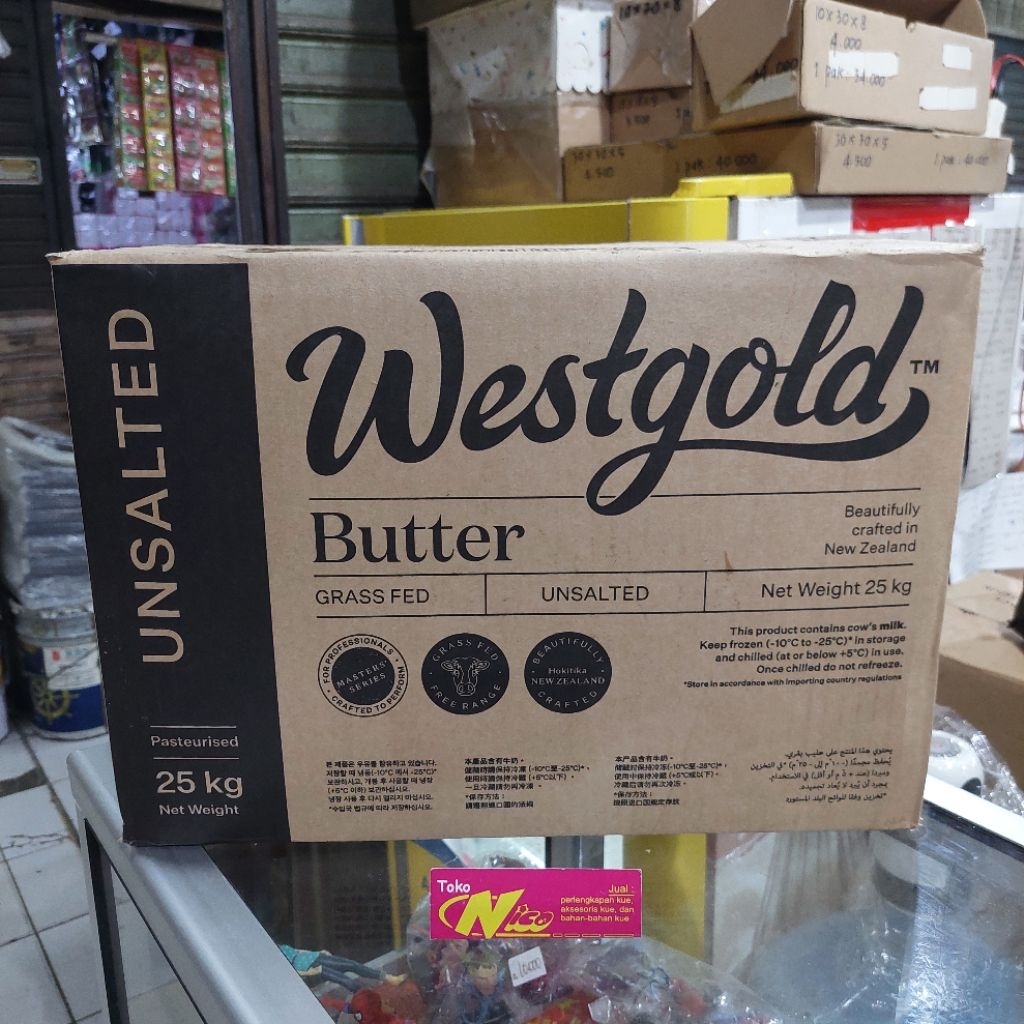 

Butter Westgold Unsalted 250 gr