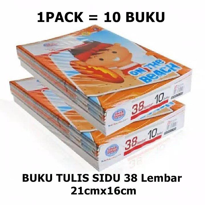 

Buku Tulis merk Sidu 1pak isi 10pcs