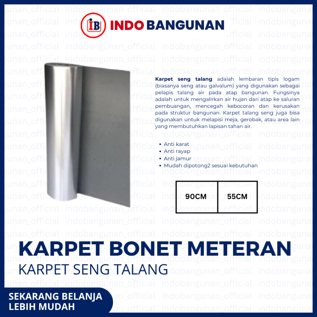 SENG TALANG / SENG PLAT GALVALUM 55CM 90CM