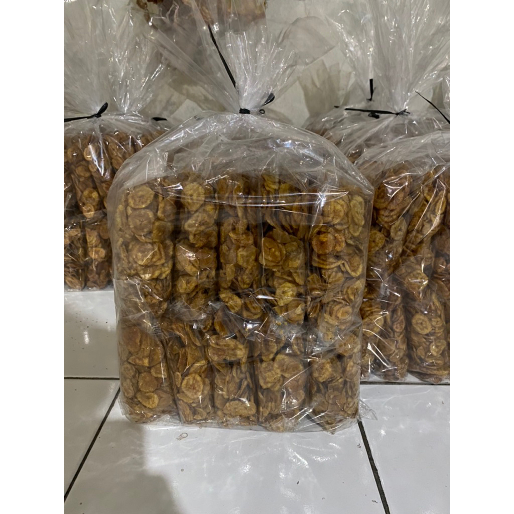 

keripik pisang manis 2kg dapat 10 bungkus