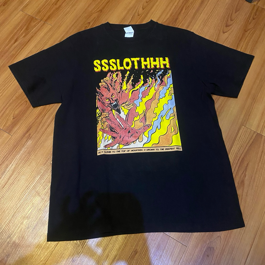 kaos official merch band ssslothhh size L