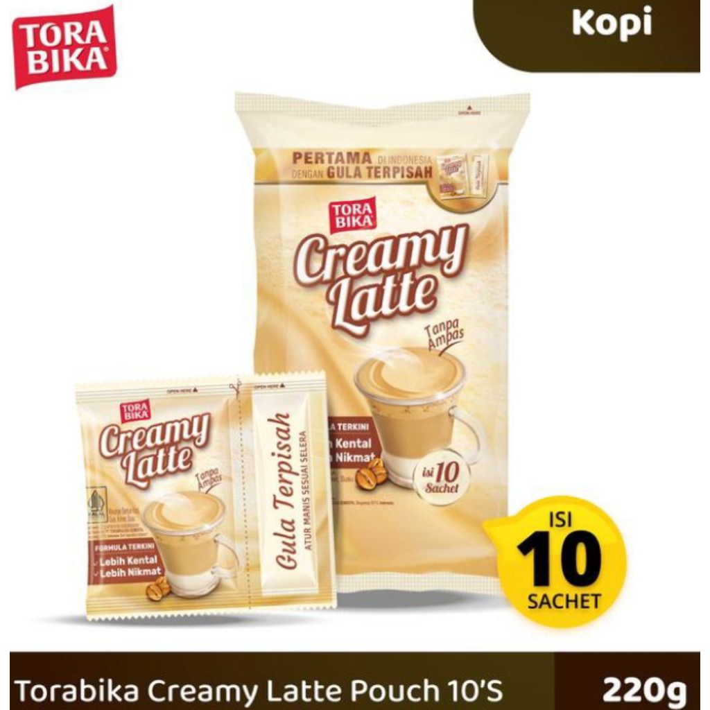 

Torabika Creamy Latte Pouch Isi 10 Sachet
