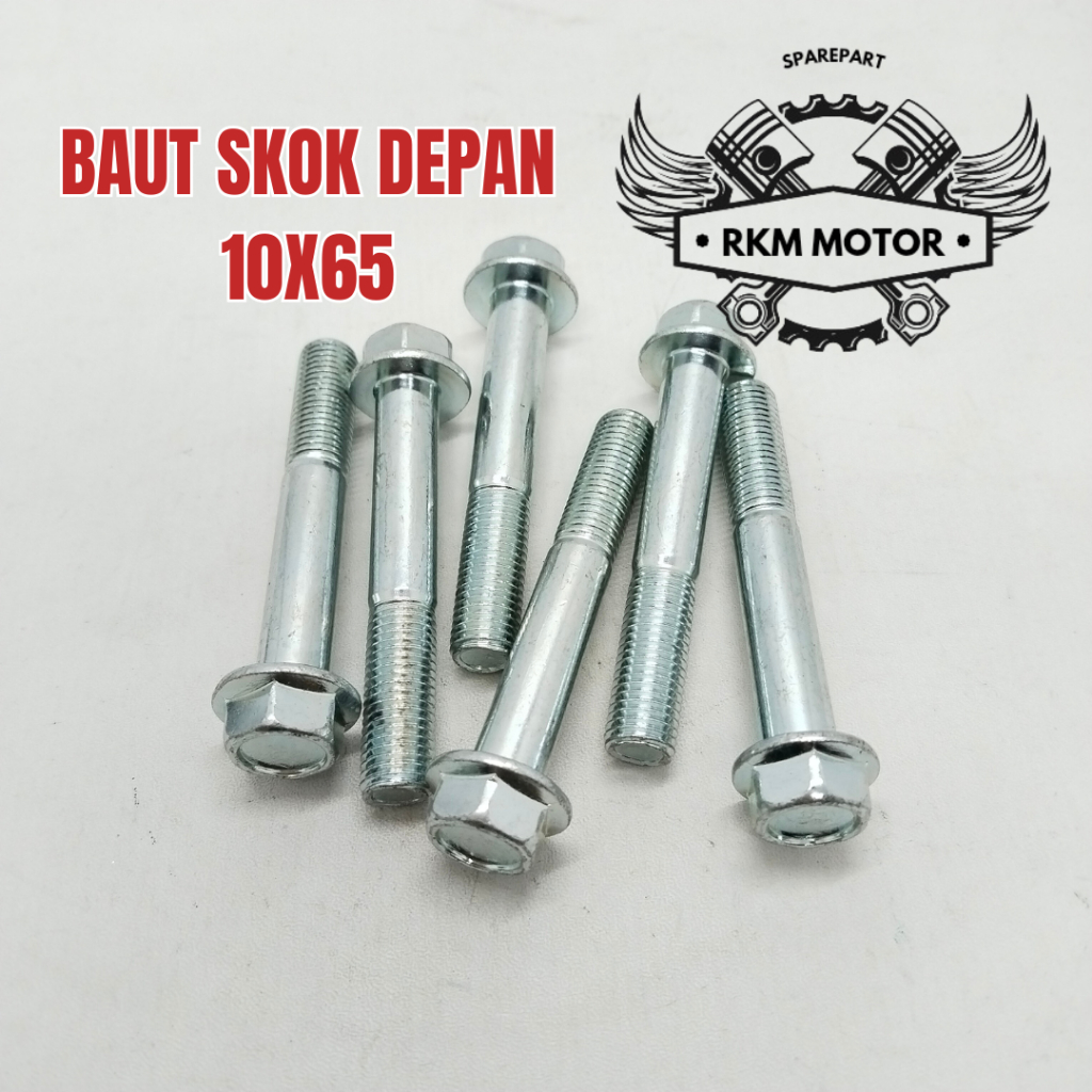 BAUT SKOK 10X65 JUPITER MX MONOSKOK / BAUT FLANGE BOLT 10X65