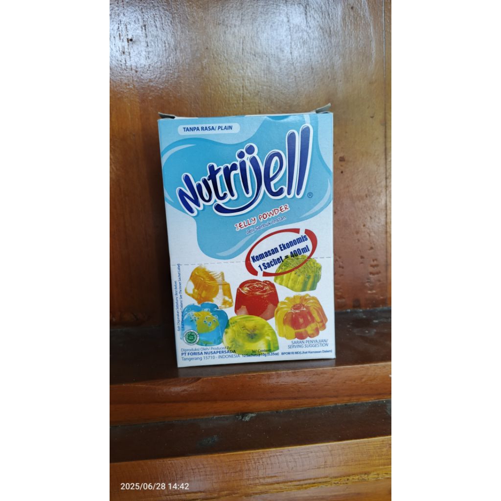 

Nutrijell Jelly Powder Plain – Isi 12 Sachet x 10g