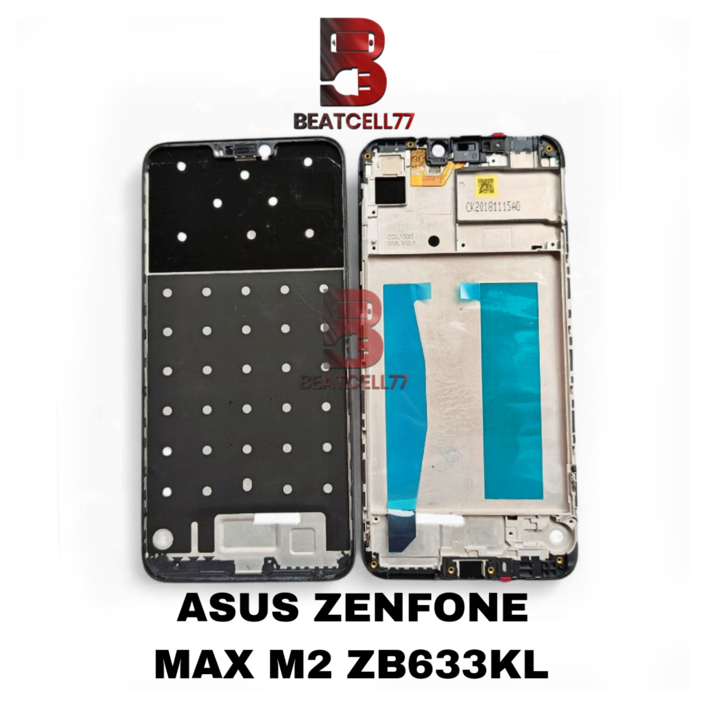 Middle Frame Asus Zenfone Max M2 / Zb633kl Tulang Tengah Lcd