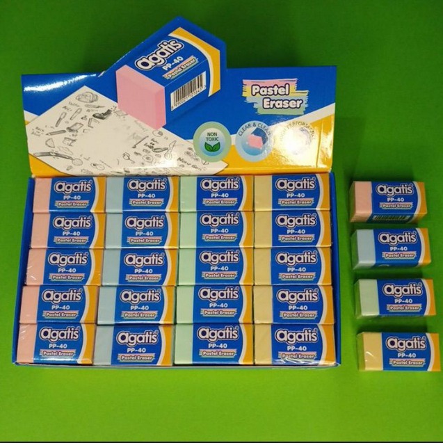 

[5043991] PENGHAPUS ECO PP-40 PASTELS AGATIS
