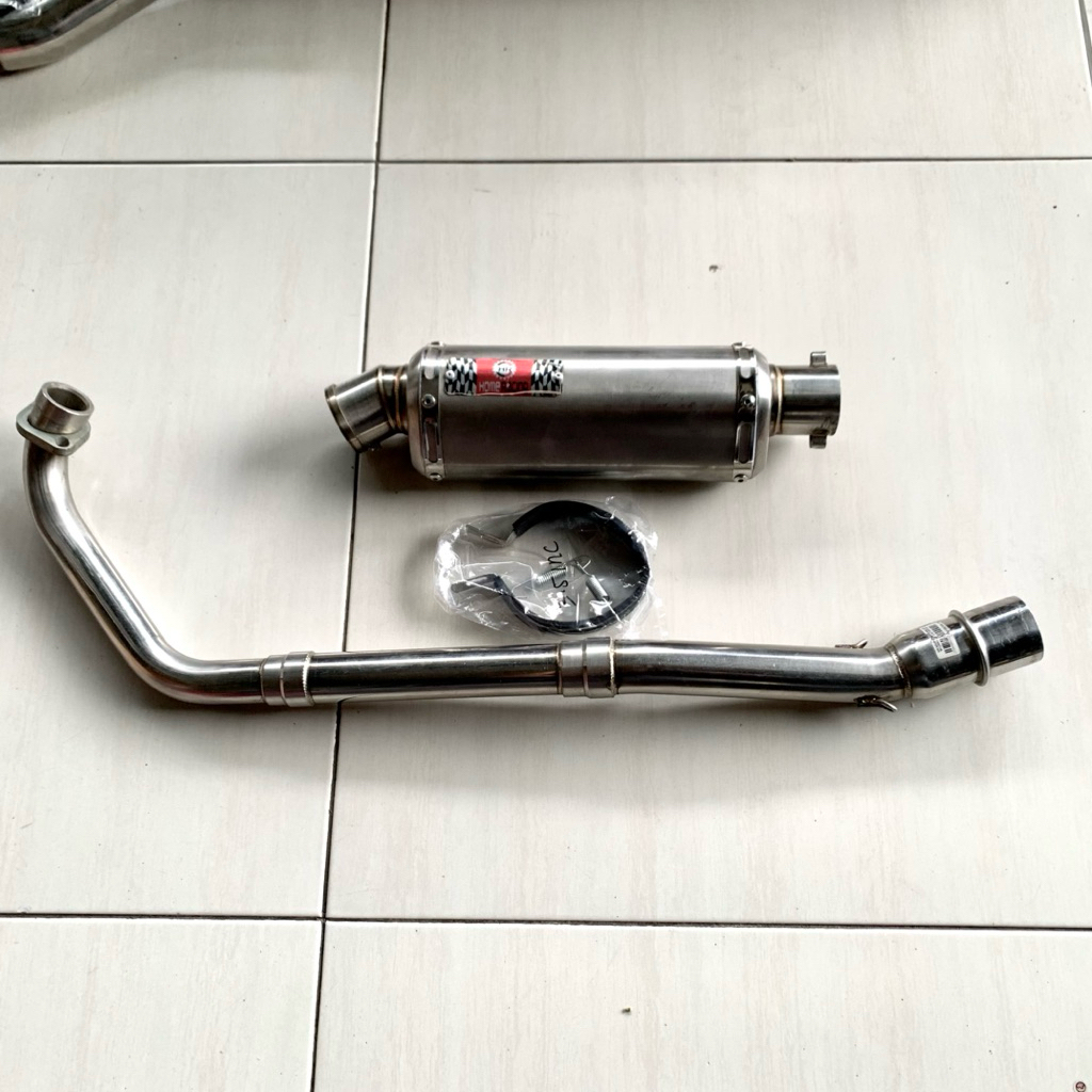 Knalpot Racing Set Home Racing HR Yamaha Jupiter Mx