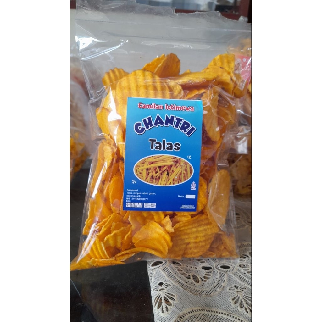 

Camilan Keripik Talas Original 200gr CHANTRI