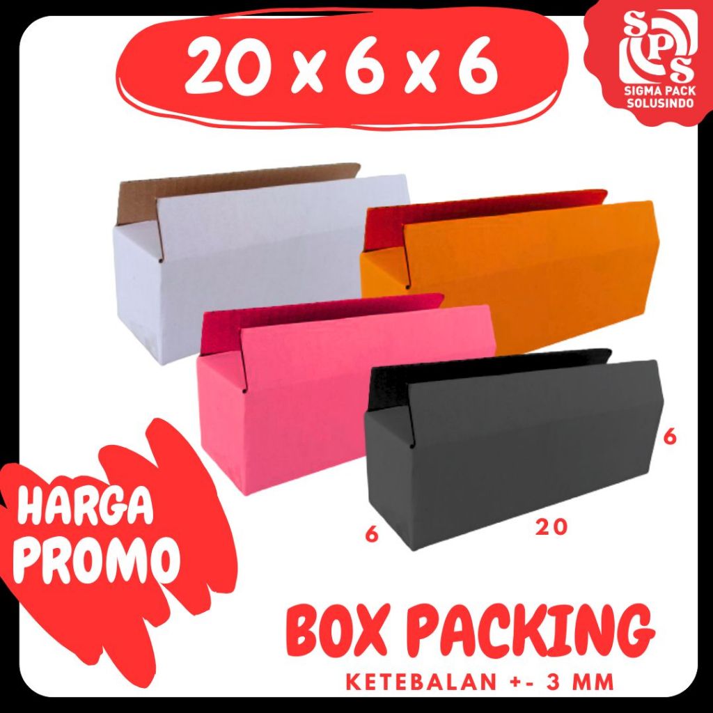 

kardus 20x6x6 Kardus warna A1 Packing Karton Dus Kotak Kemasan Obat Jamu Zigma Shop
