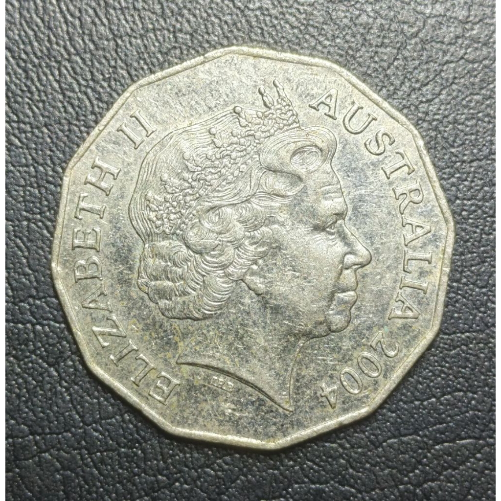 Koin Asing Australia 50 Sen Tahun 2004