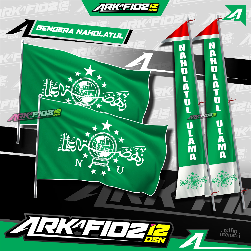 BENDERA UMBUL UMBUL NAHDLATUL ULAMA | BENDERA NU | UMBUL UMBUL NU