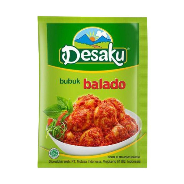 

bumbu masak balado desaku bumbu rasa balado instan 1 renceng isi 10 sachet 12.5 gr