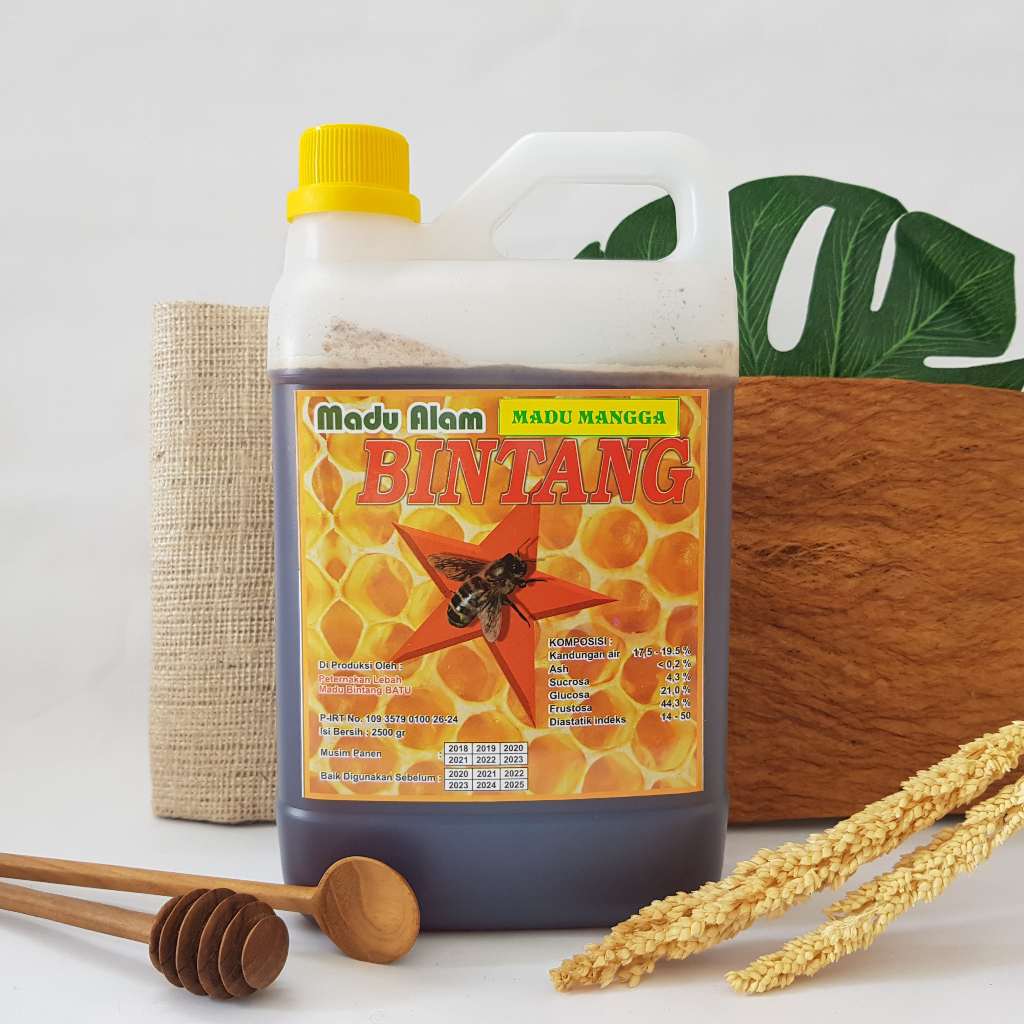 

Madu Asli | Madu Mangga 1550ml/2500gr | Madu Bintang