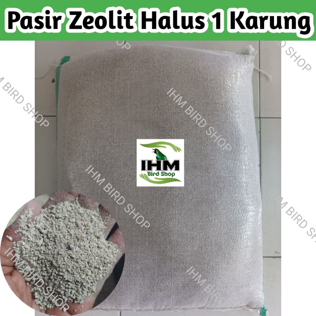IHM - Grosir Pasir Zeolit Halus 1 Karung 25L Pasir Kucing Anjing Landak Hamster Sugar Glider Kelinci