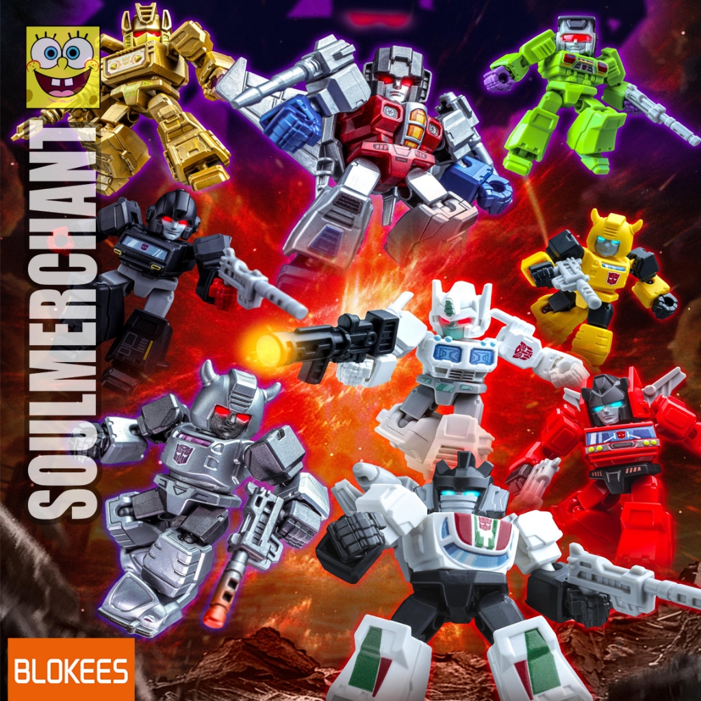Blokees Transformers Defender Version 02 Mix Bebas Pilih Bumblebee Starscream Secret