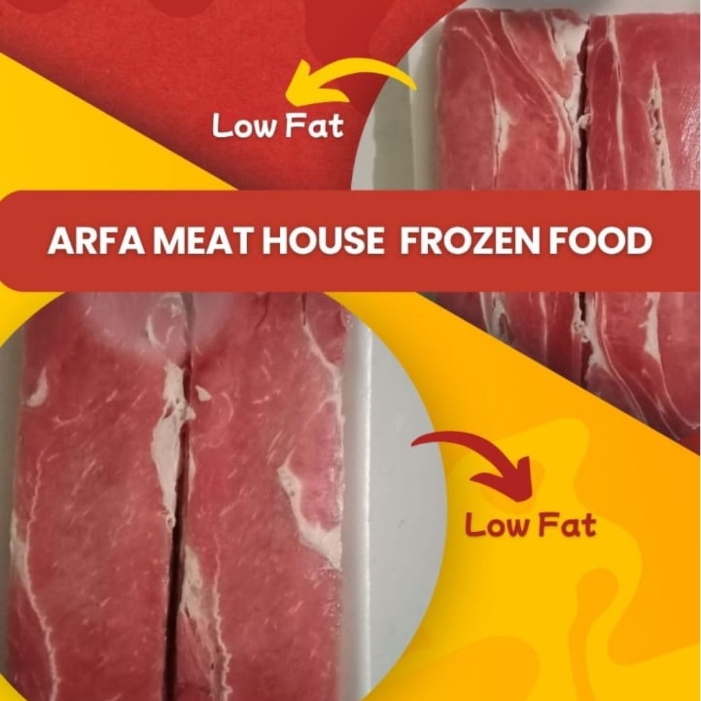 

slice lowfat sedikit lemak