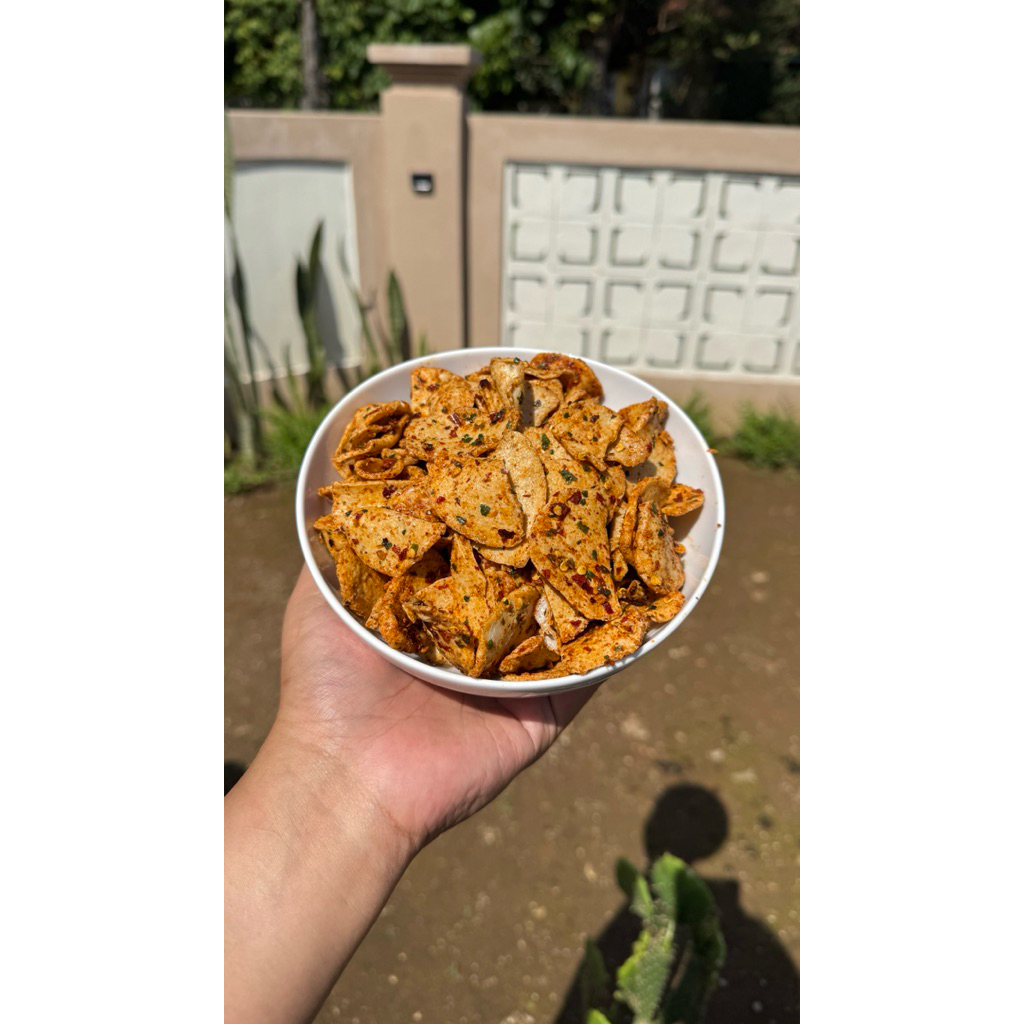 

KERIPIK BASRENG Cemilan kang mul pedas nagih viral