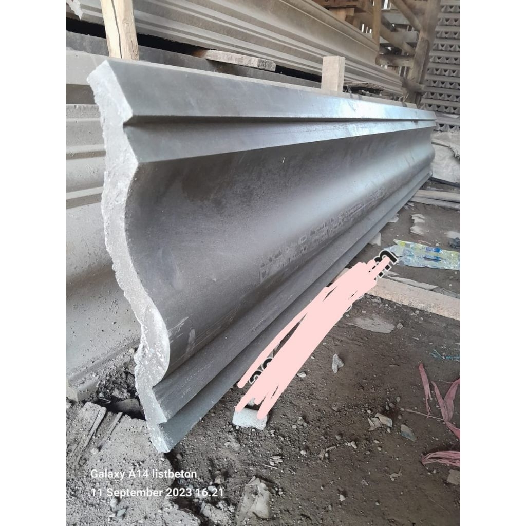 lisplang full beton 25 cm x 200 cm