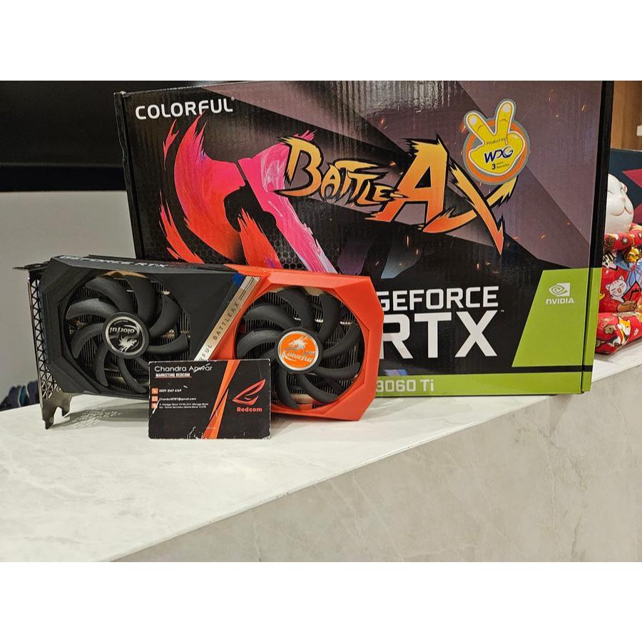 VGA NVDIA COLORFUL GeForce RTX 3060 Ti / 3060Ti NB DUO 8GB GDDR6 | 2ND FULL BOX