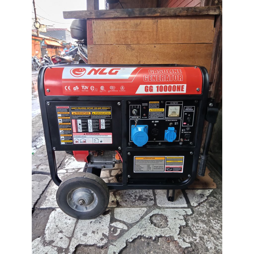Mesin Genset NLG GG10000NE/8750 Watt Elektrik starter