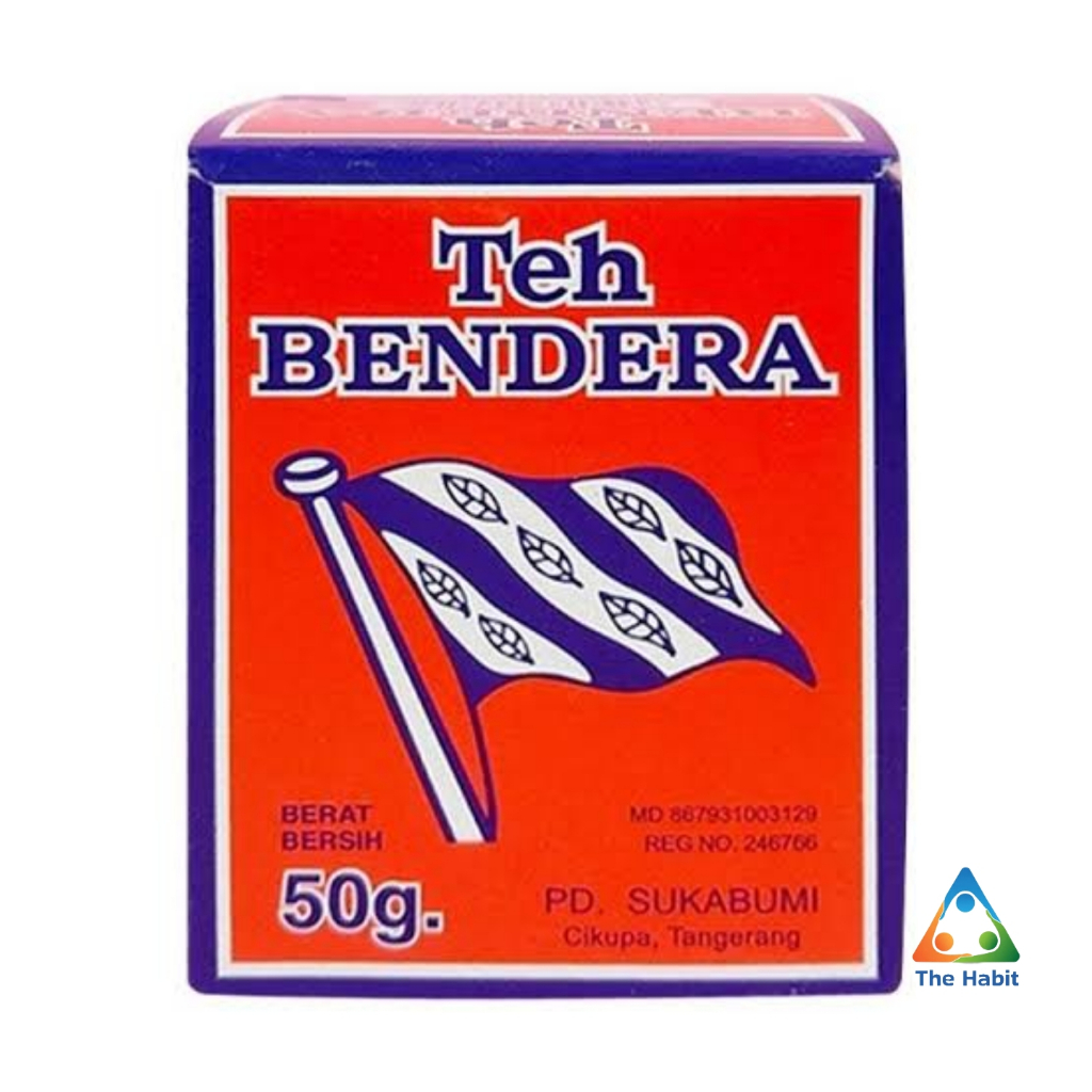

(The Habit) TEH BENDERA BUBUK KOTAK 50g | Teh Legendaris