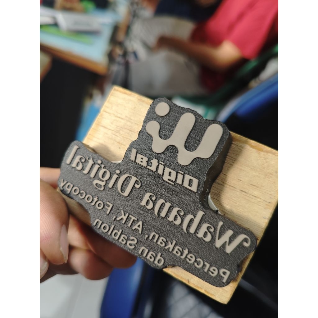 

stempel laser untuk sablon plastik dan cup