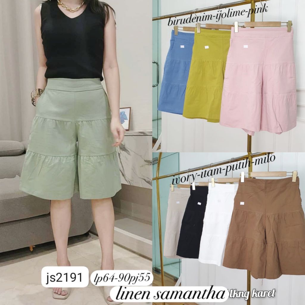 CELANA KULOT WANITA/CELANA KULOT KOREAN STYLE/CELANA KULOT WANITA TERBARU~2191