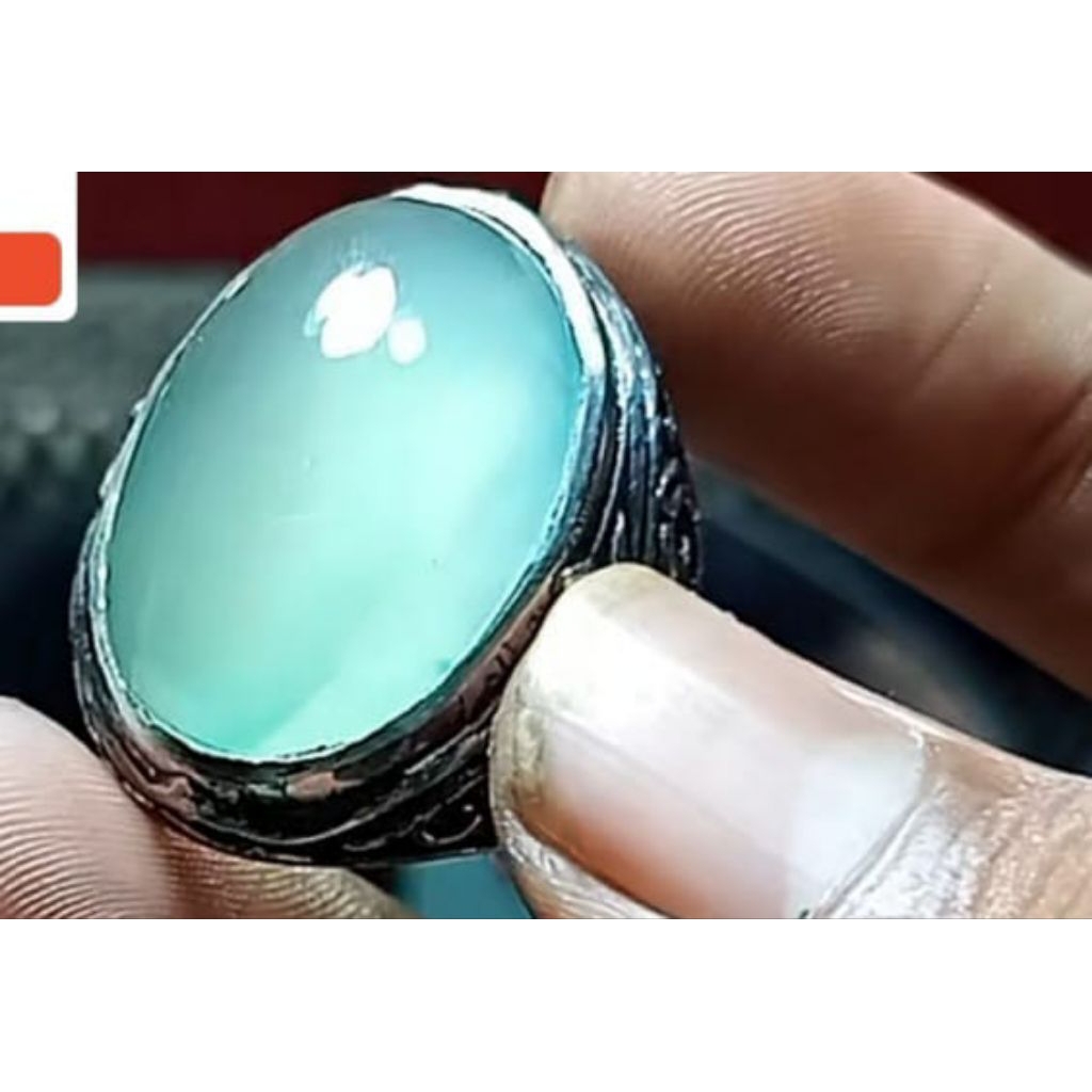 Batu akik anggur lawasan biru langit