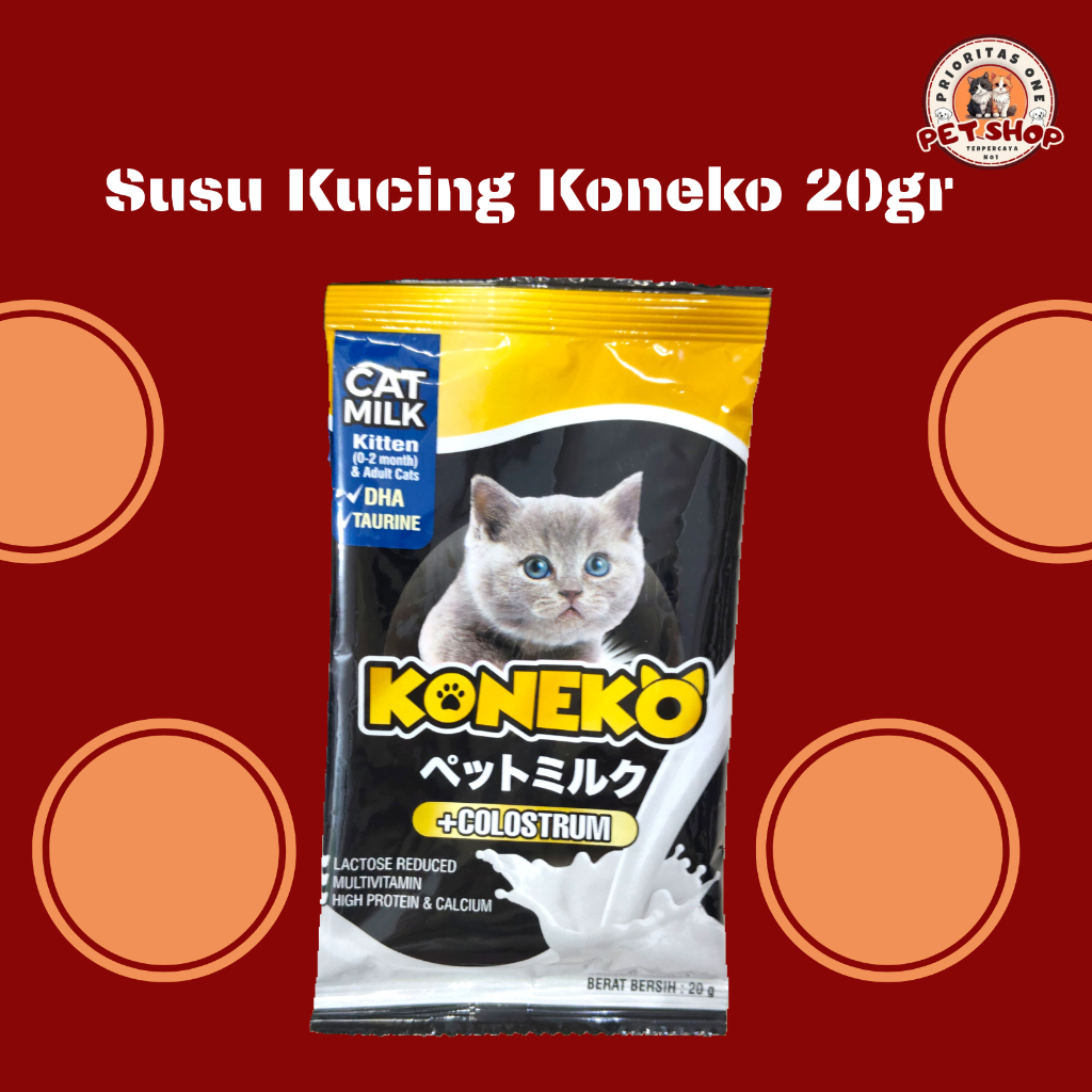 Susu Kucing Koneko Plus Colostrum 20gr