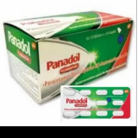 PANADOL HIJAU 1 BOX ISI 100 TABLET ED 2028