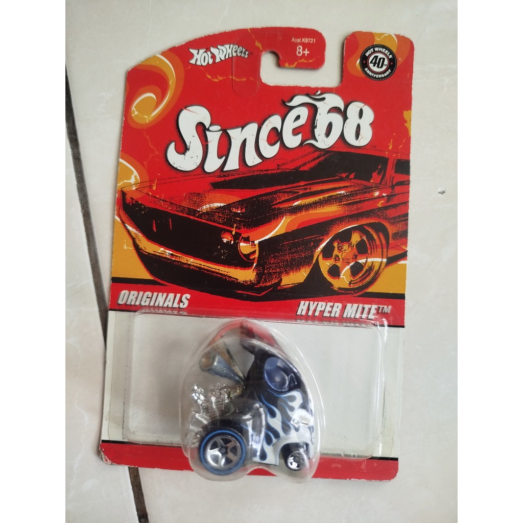 HOTWHEELS SPECIAL CARD - HYPER MITE M1591 BLACK RARE