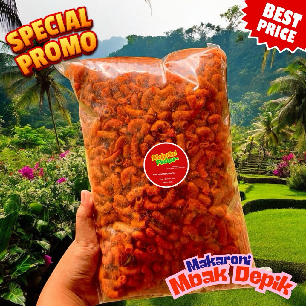 

Makaroni Pedas Spesial Anak Kost 250g – Murah Meriah!