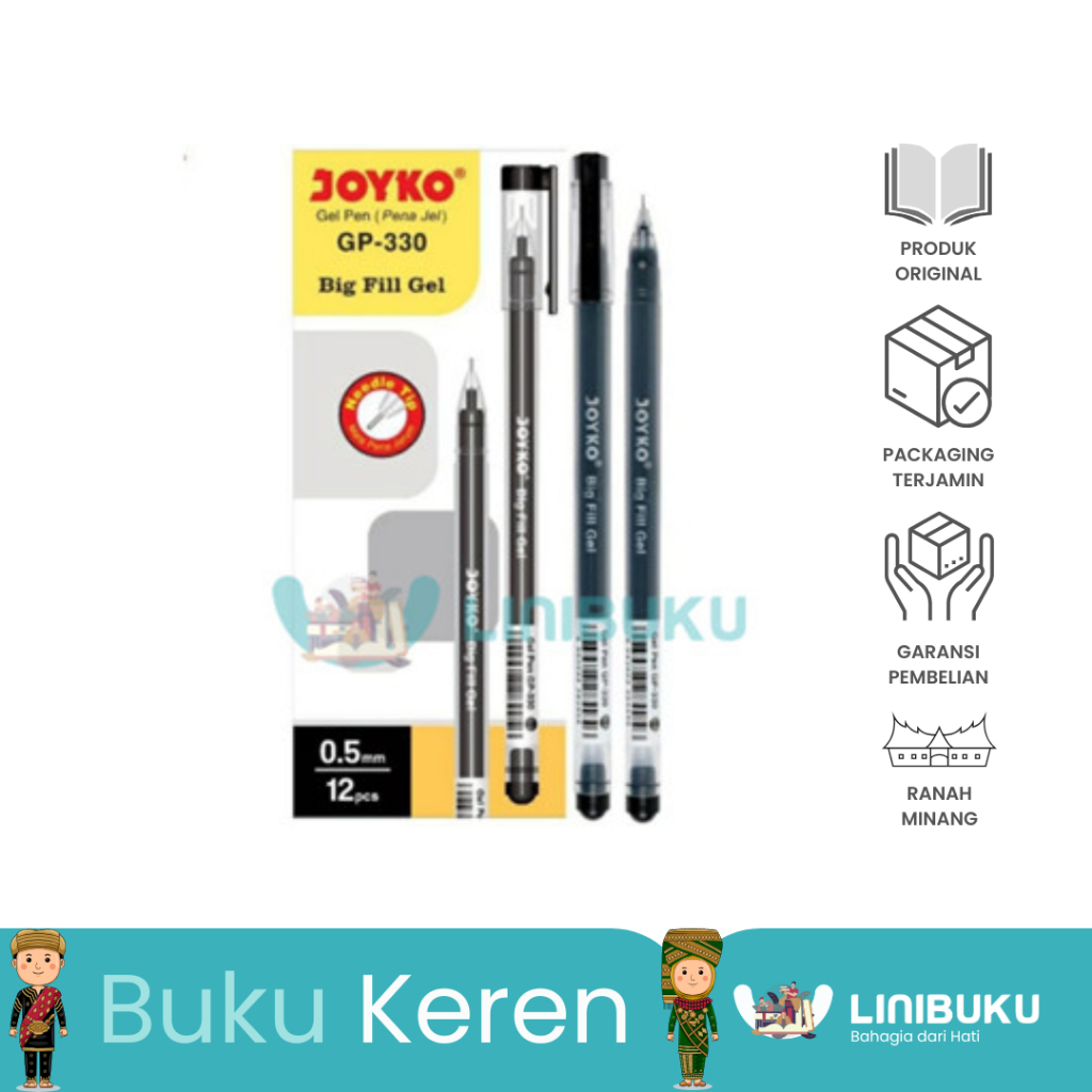 

Bolpen / Pulpen / Pena Gel Joyko 330 - ATK