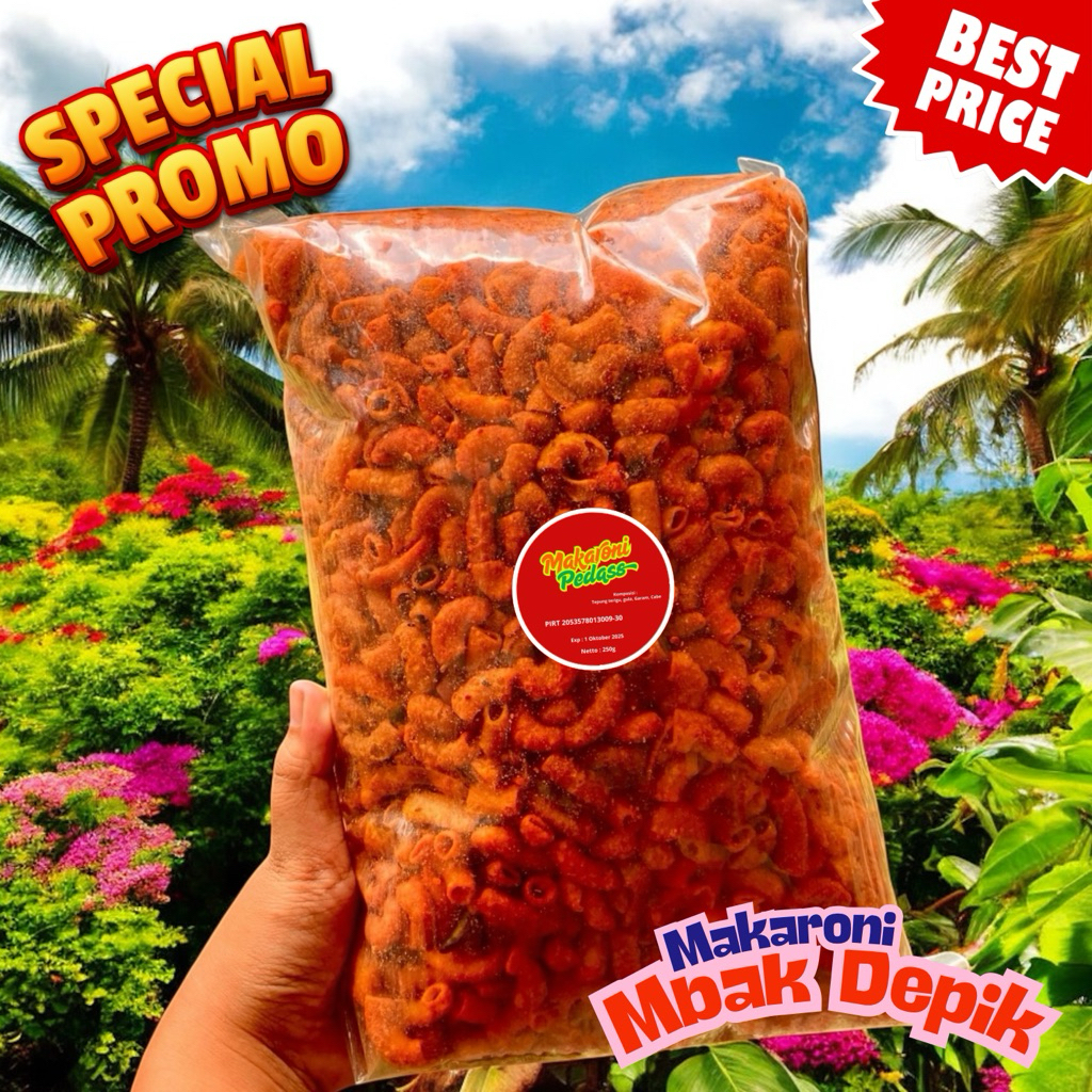 

Makaroni Pedas Ringan 250g – Enak Buat Camilan Harian!