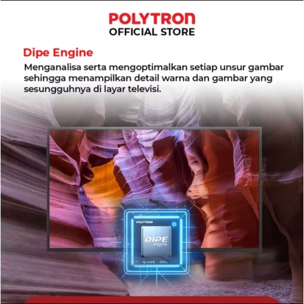 ID LED TV POLYTRON 24 INCH CINEMAX DIGITAL TV PLD-24TV1855