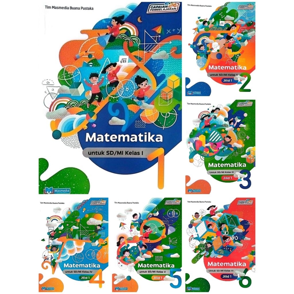 Matematika untuk SD kelas 1-6 Merdeka revisi terbaru Masmedia