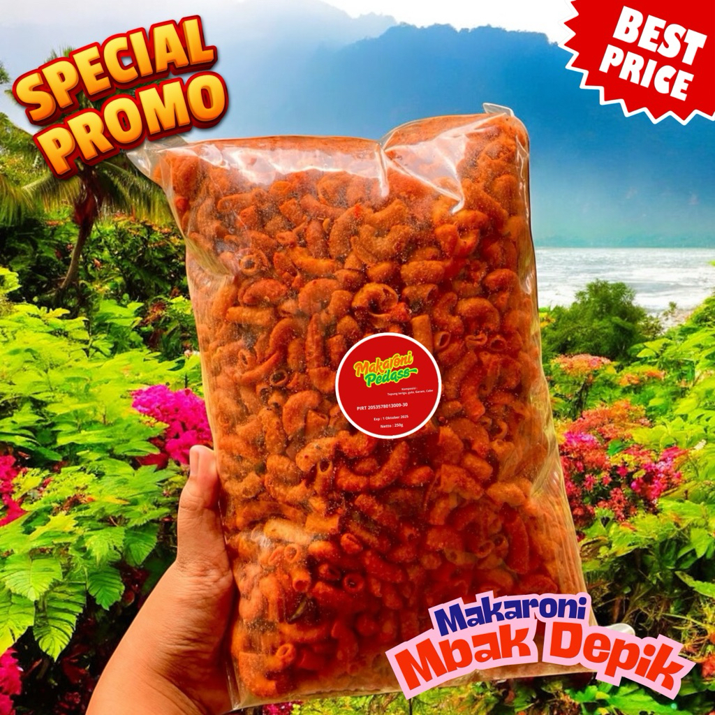 

Makaroni Pedas Paket Ekonomis 250g – Harga Bersahabat!