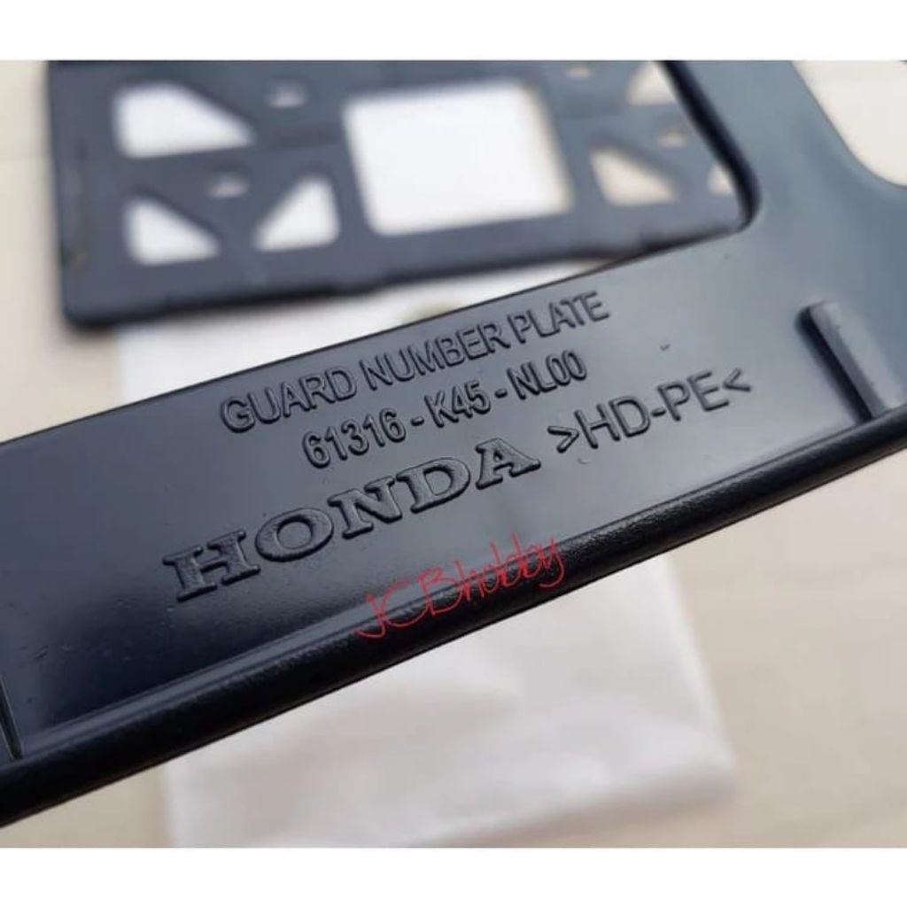 cover plat motor Honda dudukan plat nomor ORI AHM PNP motor universal honda