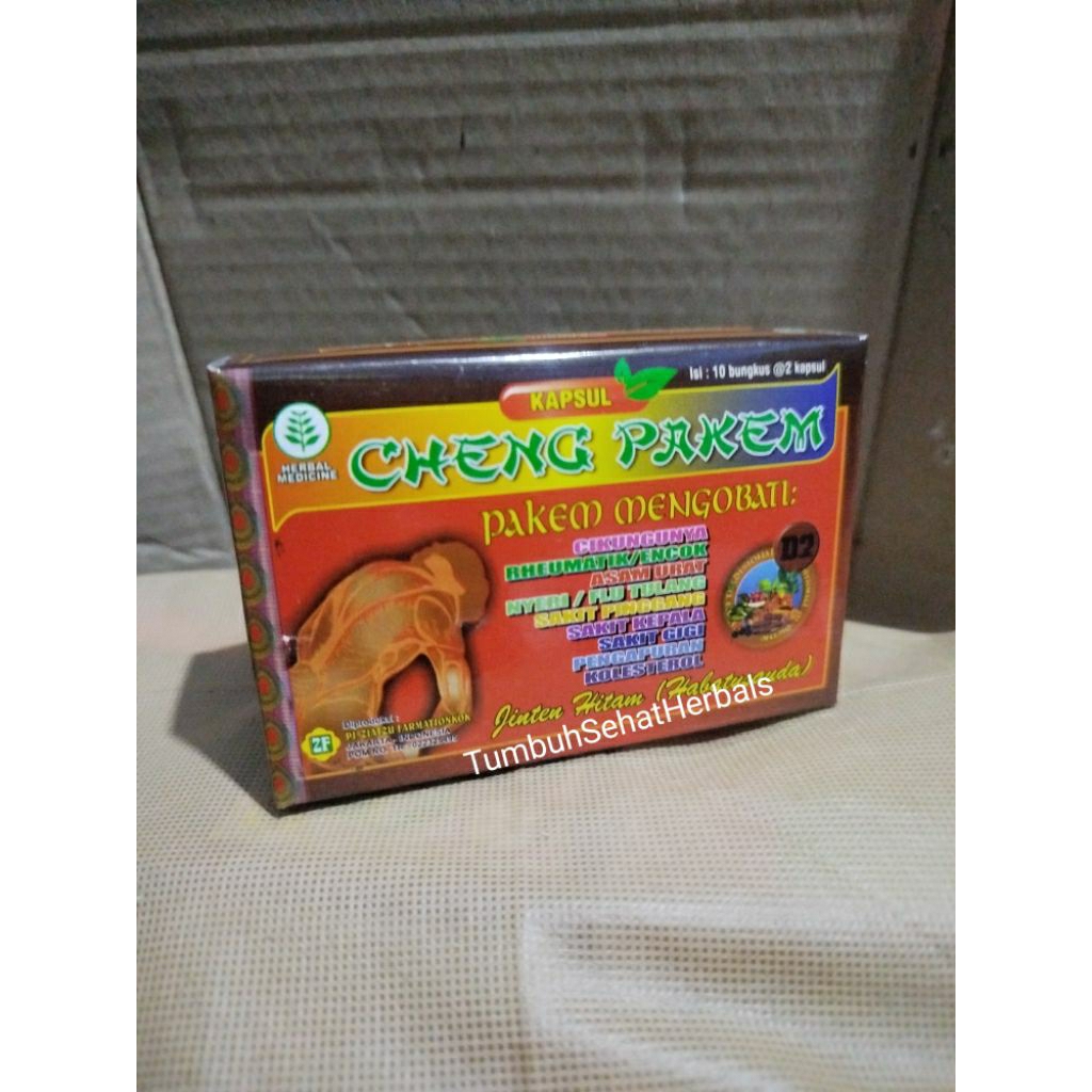 Cheng Pakem kapsul/jinten hitam(Habatusauda) 100% Original