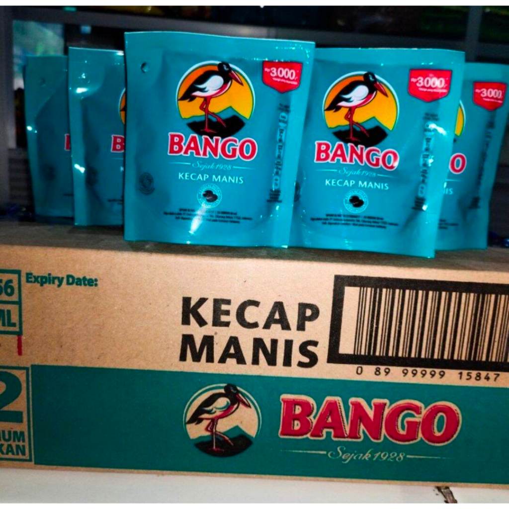 

kecap manis bango 60 ml 1 dus isi 48 pcs kecap bango refill
