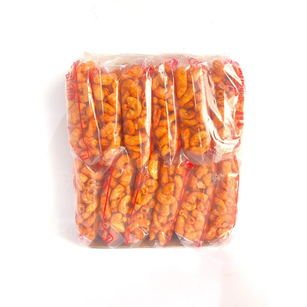 

Makaroni Krispi Pedas Gurih serasa snacks 1 pak 12 pcs