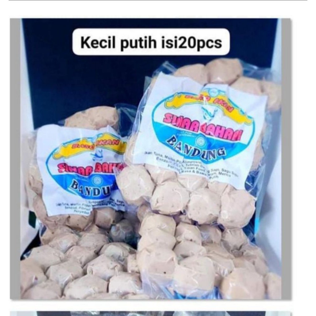 

baso ikan sinar bahari bandung isi 20pcs