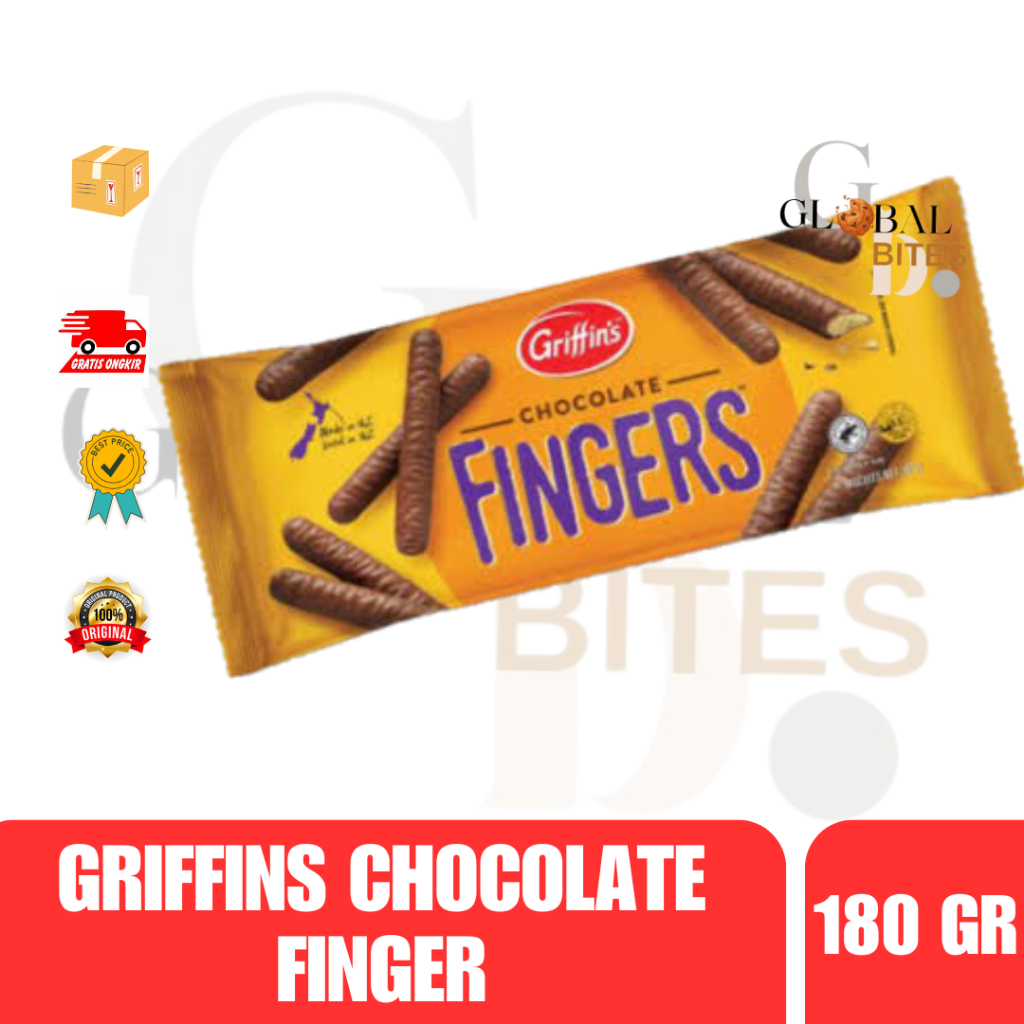 

Griffin's Finger Chocolate Stick - Biskuit Bersalut Coklat Susu Stick