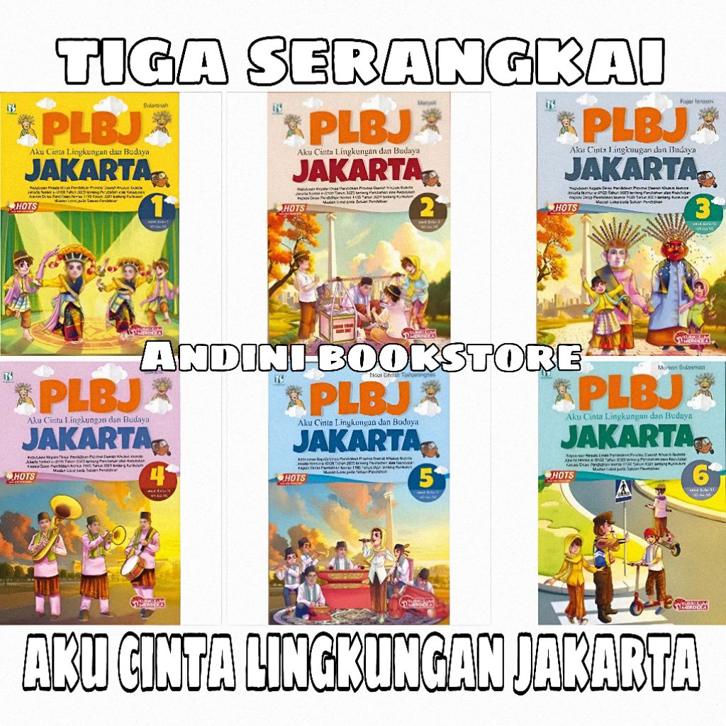 BUKU PLBJ TIGA SERANGKAI KELAS 1 2 3 4 5 6 SD/MI KURIKULUM MERDEKA