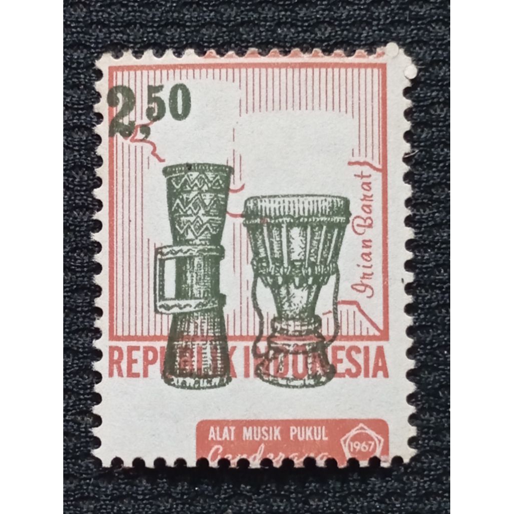 

Prangko Misprint Seri Alat Musik 1967