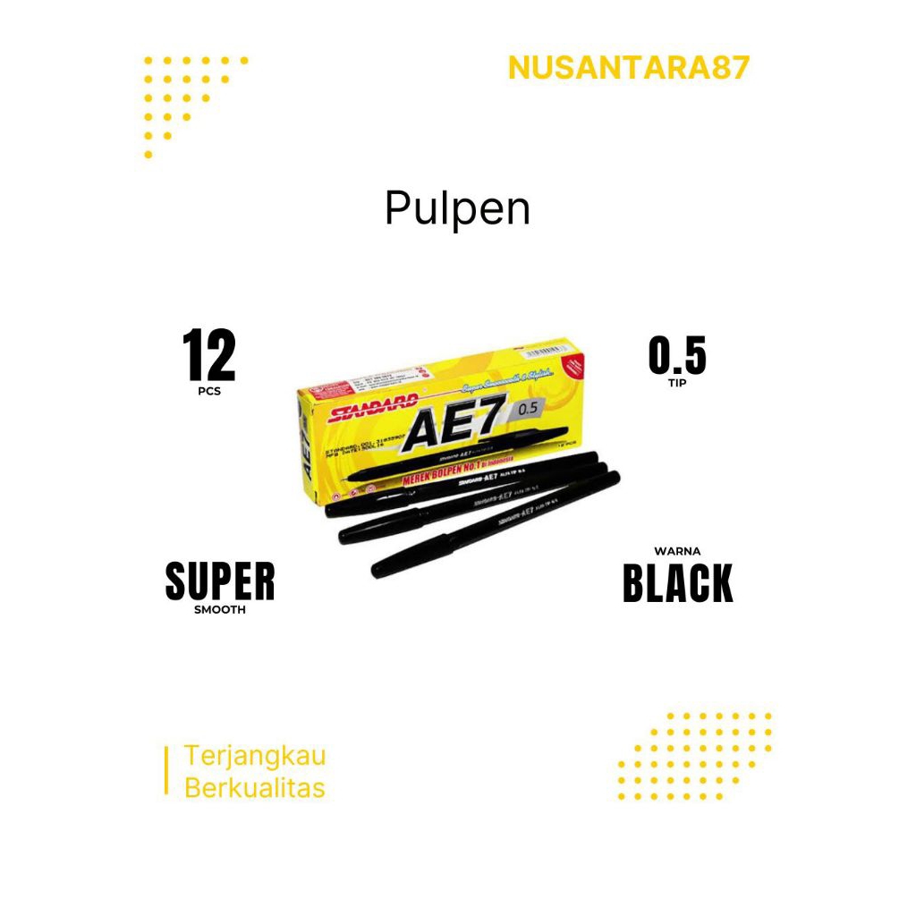 

Standard Ballpoint Gel AE7 0.5 Black