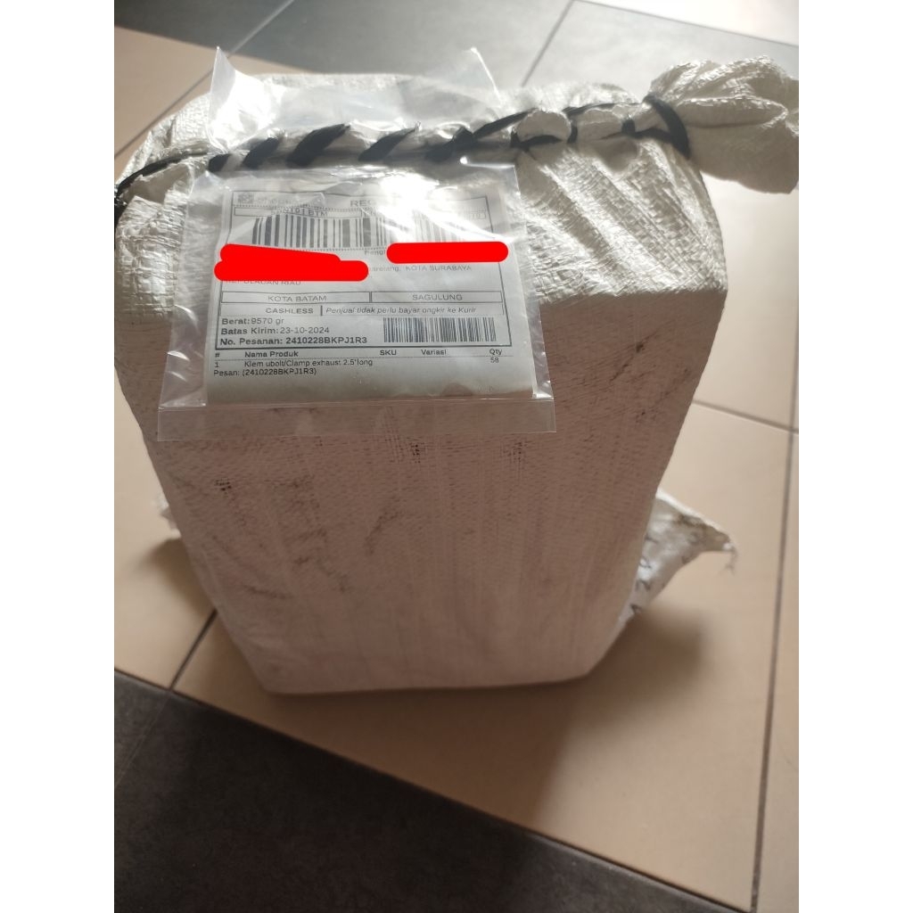 Caufeestore Klem U Bolt Knalpot 2.5" Panjang Galvanis